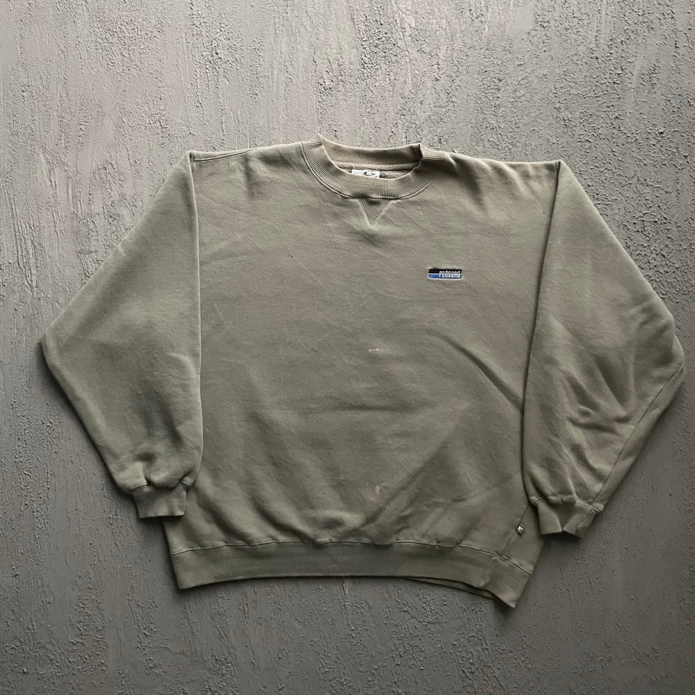 Vintage Redsand Crewneck Sweatshirt‎ Mens XL Olive Green 90s Redsand